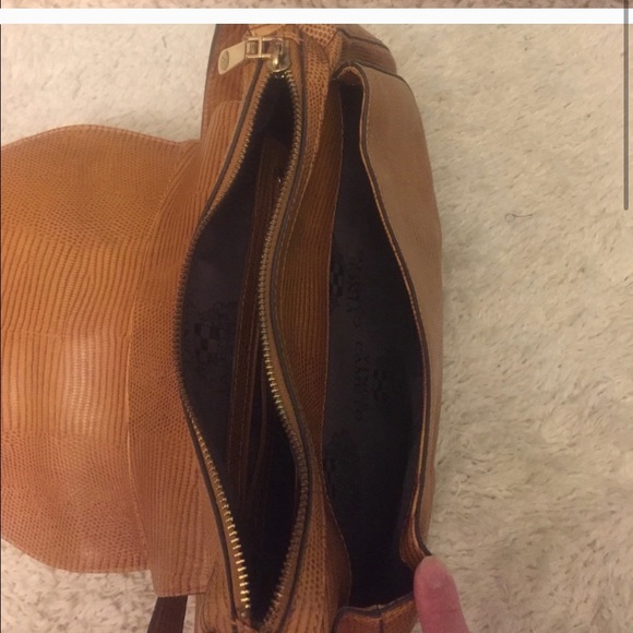 VINCE CAMUTO Calf-hair Flap Handbag - Picture 6 of 6